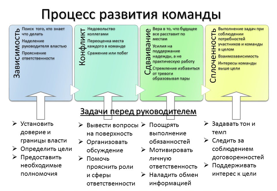 Процесс развития команды