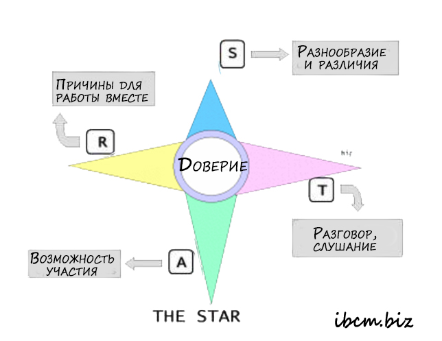 Star модель выстраивания отношений в команде